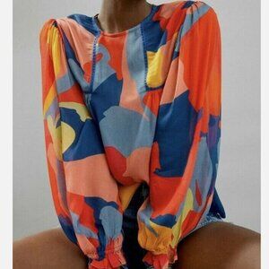 Bl^nk Blank London Anthropologie MIRANDA PEASANT Top